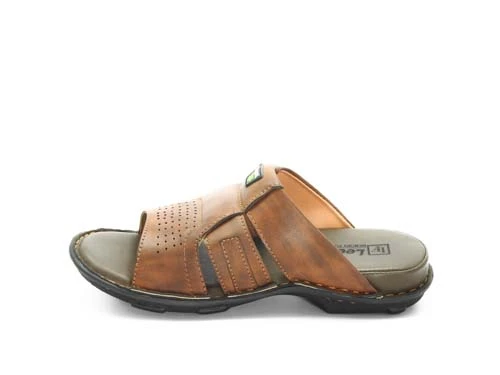 Mens Comfort Chappals SB-64 Tan