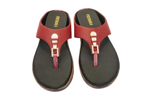 Stay Causal With Leather Chappal k-7051